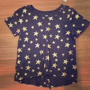 Justice Gold Star Gray T-shirt